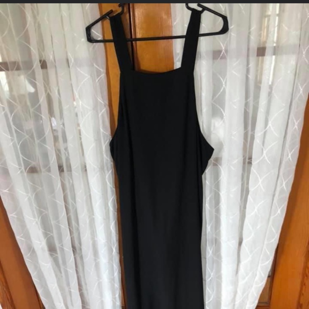 Black maxi dress
